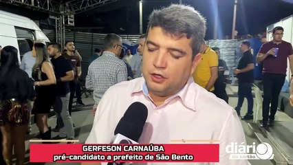 “Encaro com muita determinação”, diz Gerfeson Carnaúba sobre pré-candidatura a prefeito de São Bento