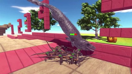 Who Can Defeat Herd Of Baby Indoraptor - Aquatics VS Infernals - Animal Revolt Battle Simulator