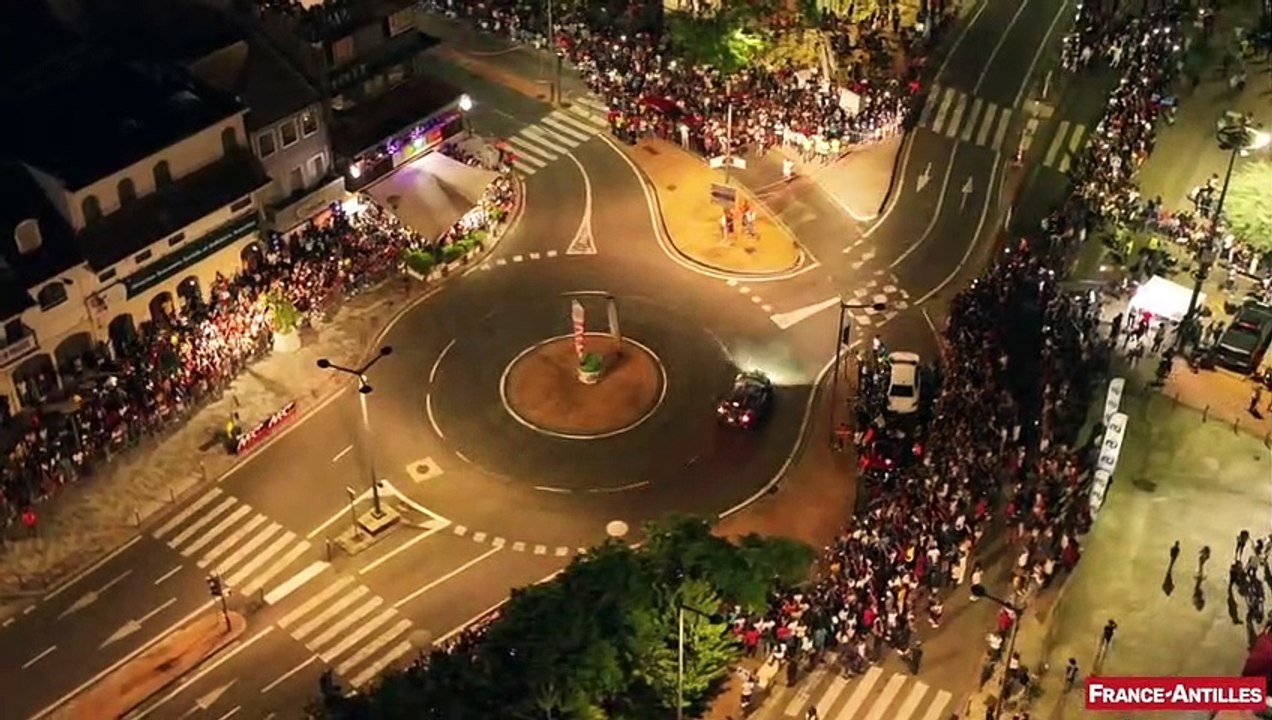 Le Martinique Rallye Tour vu du ciel