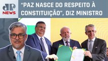 Flávio Dino rebate críticas sobre pacote de medidas que pune crimes contra democracia; Suano analisa