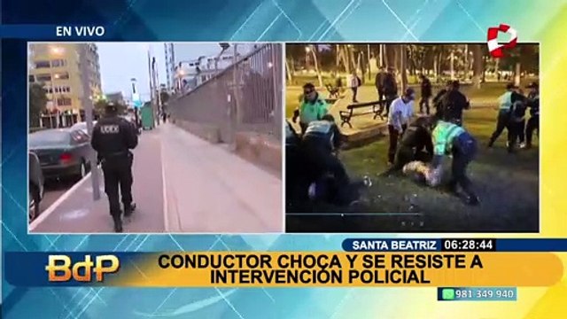 Conductor en estado de ebriedad provoca accidente en la Av. Arequipa