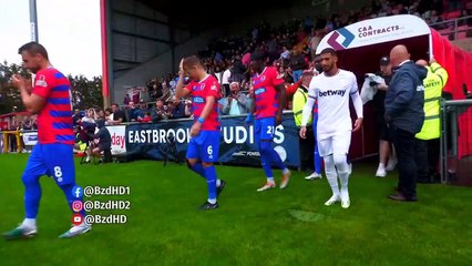 شاهد لمسات بن رحمة اليوم مباراة ودية . benrahma vs Dagenham & Redbridge