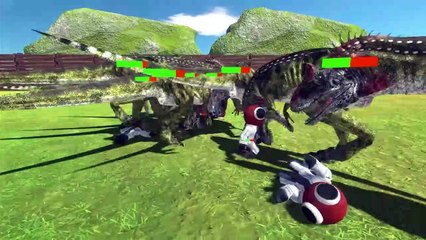 Tiny Monster War - Tiny Creepy Monster Team VS Carnivore Dinosaurs - Animal Revolt Battle Simulator