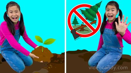 Jannie and Ellie Show Why Kids Should Care about the Environment and Trees