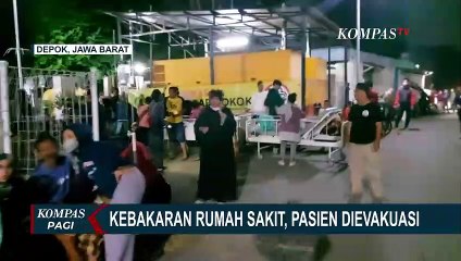 Usaha Evakuasi Pasien saat Rumah Sakit Hermina Depok Kebakaran