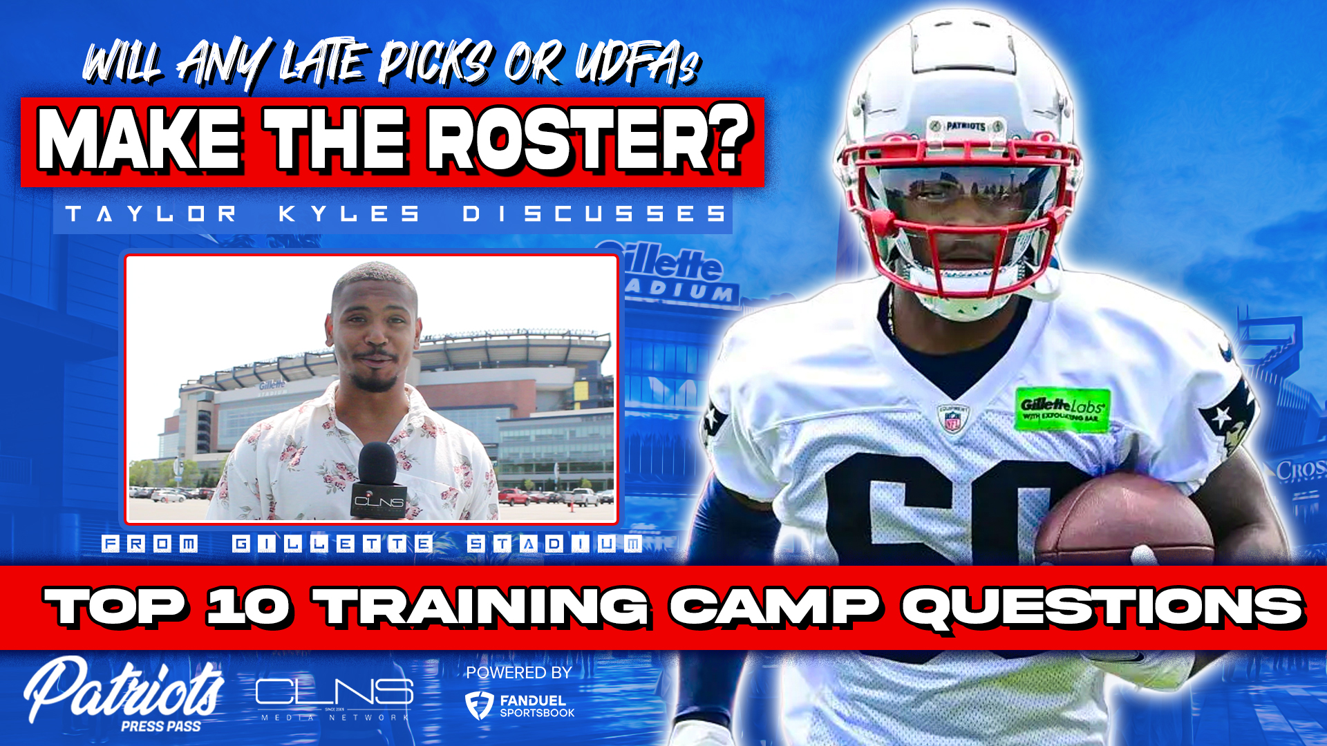 ⁣Will Any Late Patriots Picks or UDFAs Make the Roster?