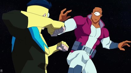 Invincible 1x08 Ending final Scene. Mark speak with one eyed