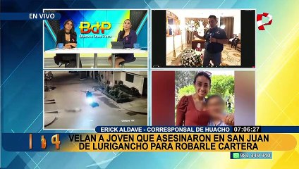 Huacho: velan a joven que fue asesinada tras resistirse a robo en SJL
