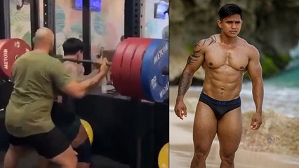 Download Video: Fitness Influencer Justyn Vicky 33 Age में Demise, 210 Kg Barbell Weight उठाते Video Viral | Boldsky