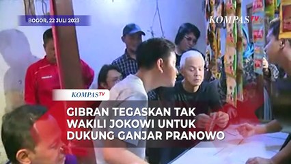 Gibran Blak-blakan Tak Wakili Jokowi untuk Dukung Ganjar Pranowo di Pilpres 2024