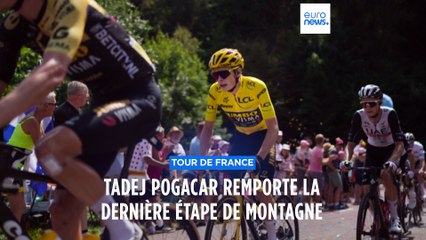Tour de France : Pogacar brille en montagne, Vingegaard en route vers la victoire générale 🚴‍♂️