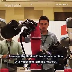 Tactile Telerobot realistic touch robotic hands #shorts #viral #shortsvideo #video #innovationhub