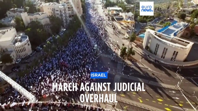 Israel's Netanyahu goes to hospital for pacemaker. He says he will push ahead with judicial overhaul