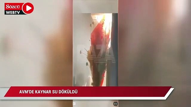 AVM'de kaynar su döküldü: Müşteriler feci şekilde can verdi