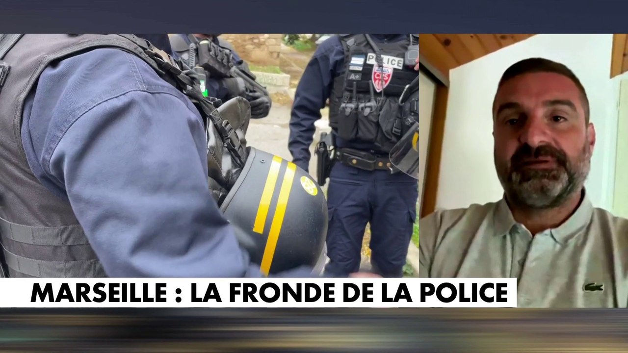 Rudy Manna : «Plusieurs centaines de policiers marseillais qui sont en arrêt, il y a aussi pas mal à l'extérieur de Marseille, dans les communes environnantes»