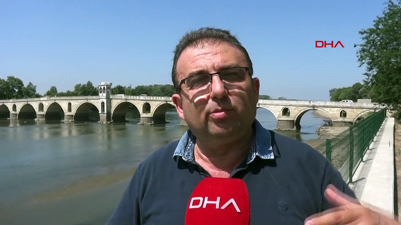 MERİÇ NEHRİ, SON 5 YILIN EN DÜŞÜK SEVİYESİNDE AKIYOR
