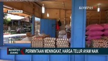 Permintaan Meningkat, Harga Telur Ayam di Pasar Tradisional Kota Gorontalo Naik