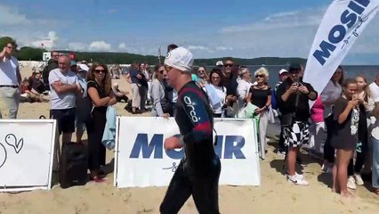 Zawody sportowe koło molo w Sopocie