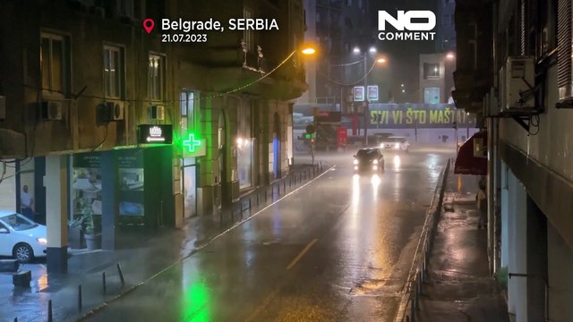 Tempestades de verão espalham rasto de destruição na região dos Balcãs