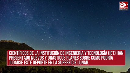 La luna podría albergar partidos de futbol en 2035