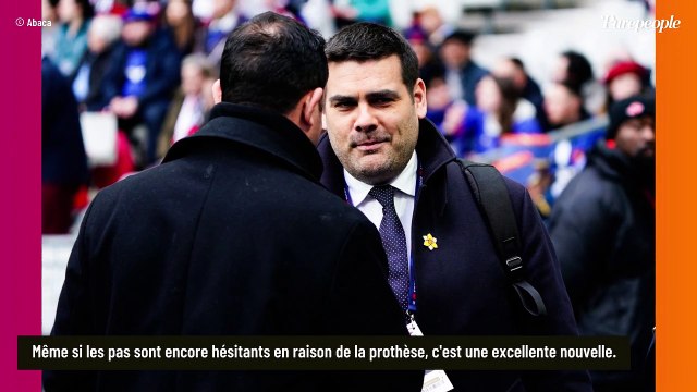 Keep going ! Matthieu Lartot, amputé, remarche : première sortie depuis l'opération, le journaliste impressionne