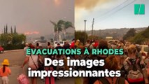 L'incendie de Rhodes a entraîné 