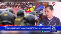 Toma de Lima: comerciantes temen más pérdidas económicas por nuevas protestas