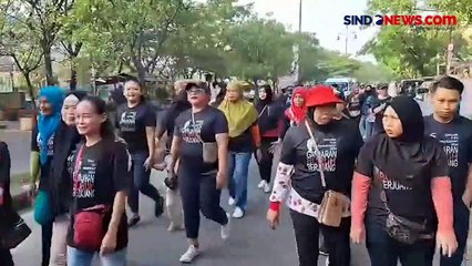 Petakan Potensi Suara Ganjar, Relawan GBB Gelar Jalan Sehat di Marunda