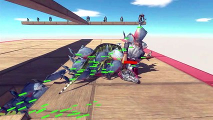 Goro Falls Into The Piranha Trap - Mutant Primates VS Dinosaurs - Animal Revolt Battle Simulato