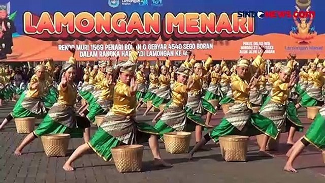 Ribuan Penari di Lamongan Pecahkan Rekor MURI