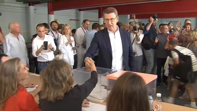 Núñez Feijóo: Espero que España de una lección a pesar de las condiciones climatológicas y todas las adversidades