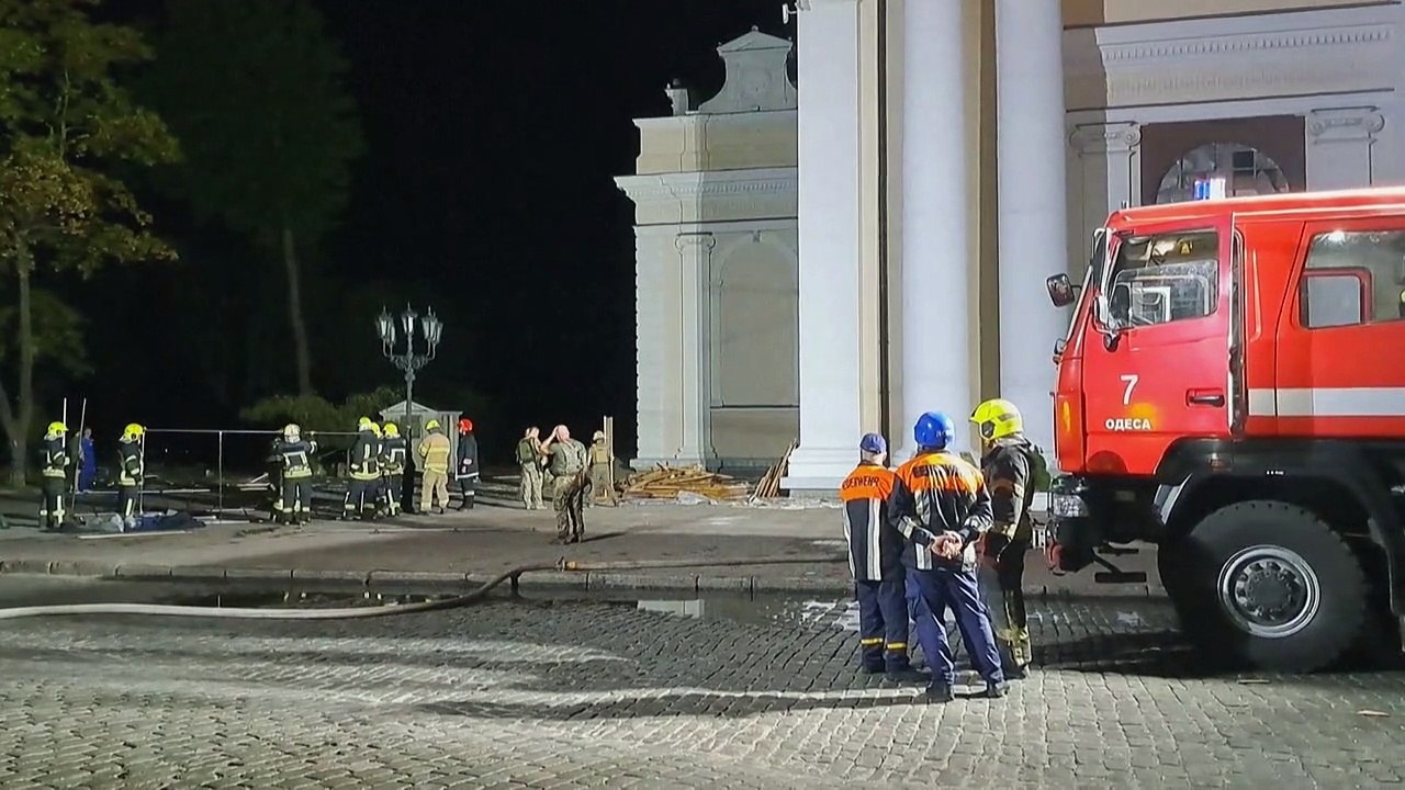 Odessa: Russischer Angriff auf historische Kathedrale