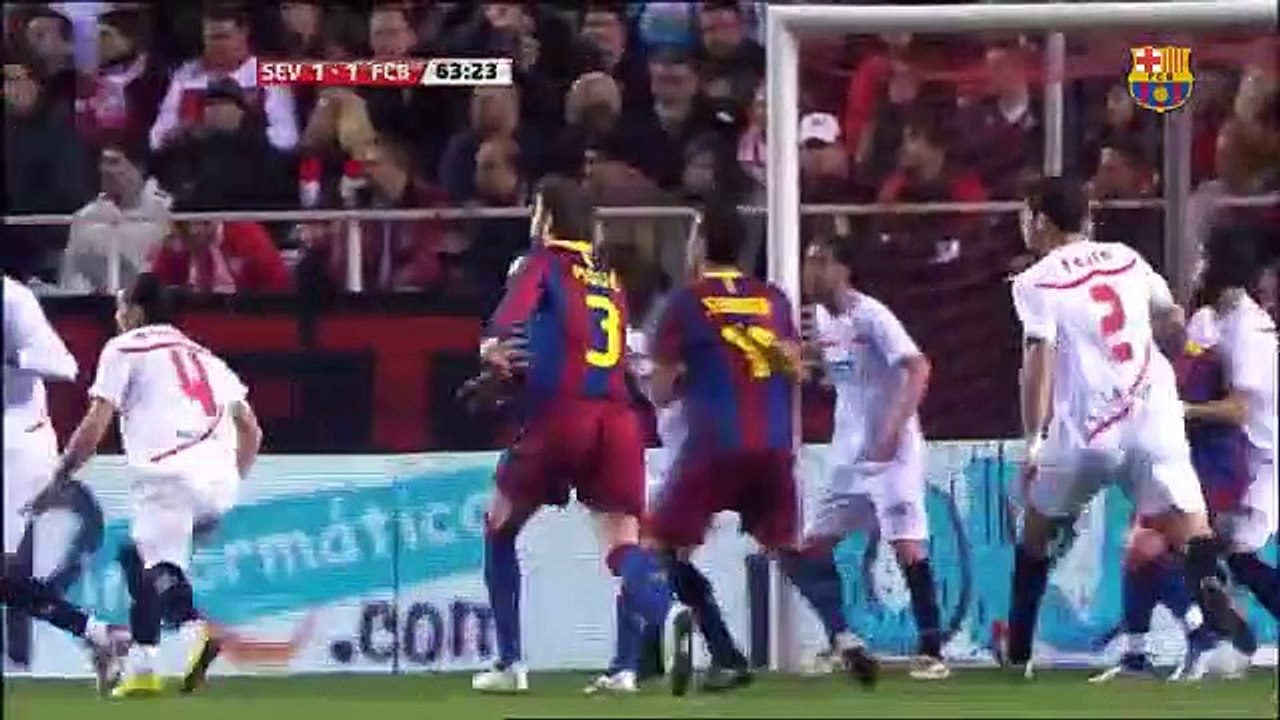 La Liga 2010/11 : Sevilla FC vs FC Barcelona - 2.Half