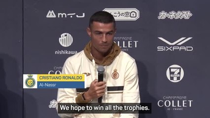 Download Video: Ronaldo targeting 'all the trophies' with Al-Nassr