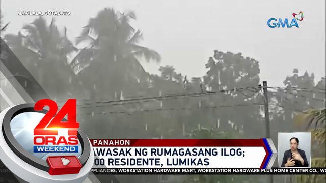 Tulay, nawasak ng rumagasang ilog; mahigit 100 residente, lumikas | 24 Oras Weekend