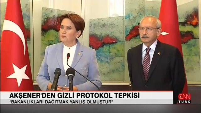 Meral Akşener: Mutabakattan haberim yoktu, bakanlıkların adını koymak yanlış