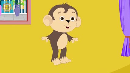 Paanch Chote Bandar - Hindi Rhymes for Children | Hindi Nursery Rhyme | Hindi Cartoon Kahaniyaan Stories For Kids