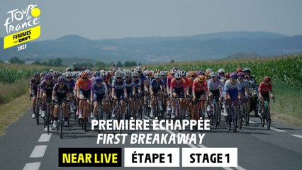 First breakaway - Stage 1 - Tour de France Femmes avec Zwift 2023