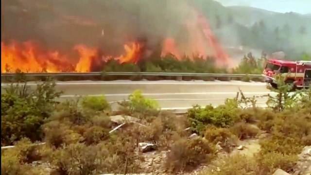 Fiamme a Rodi, turisti evacuati