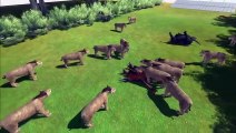 11 Levels of Danger   Running and Jumping through the Danger Zone - Animal Revolt Battle Simulator