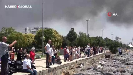 Pendik’te tekne alev topuna döndü