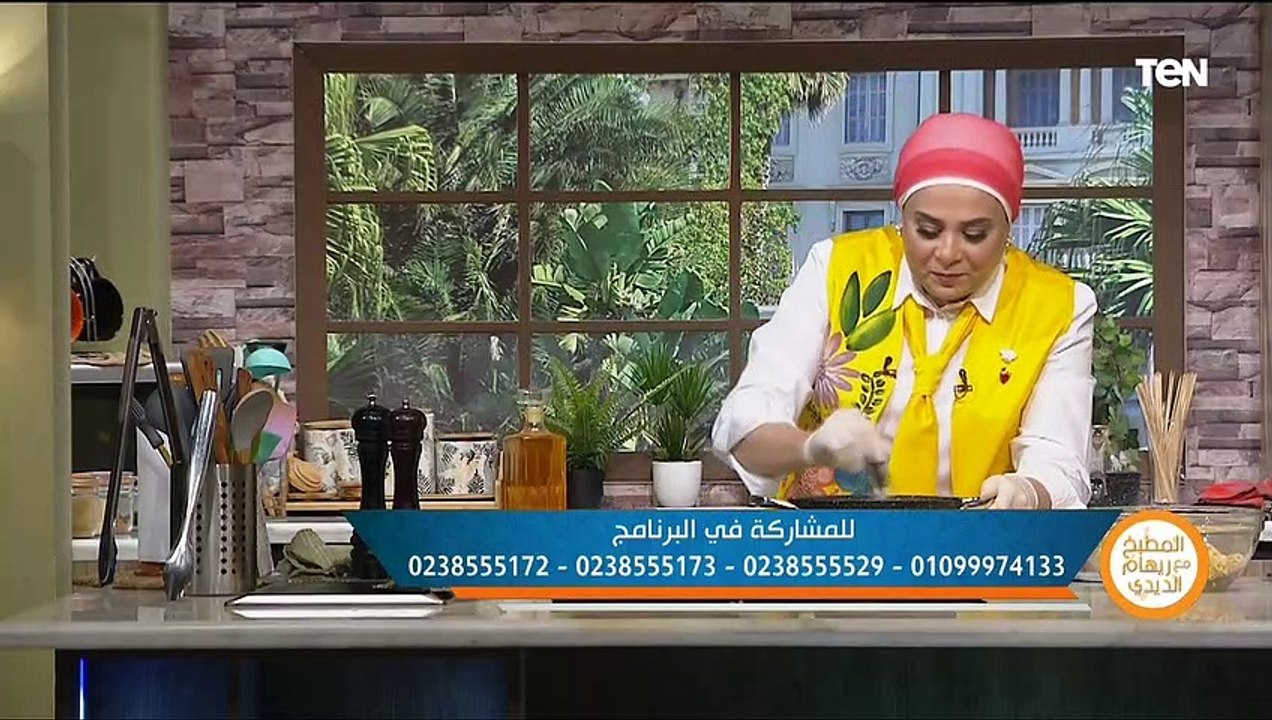 طريقة عمل برام السجق الشرقي بالمكرونة وبابا غنوج مع الشيف ريهام الديدي