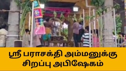 தி.மலை. அண்ணாமலையார் கோவிலில் பராசக்தி அம்மனுக்கு சிறப்பு அபிஷேகம்!