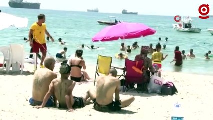 İstanbul’da hafta sonunu fırsat bilen yurttaşlar sıcak havaya rağmen sahillere akın etti