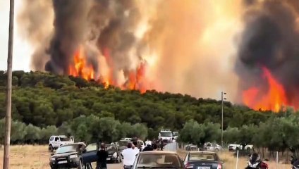 Son Dakika: 6 gündür alevlere teslim olan Rodos Adası'ndaki Türk vatandaşları tahliye edildi