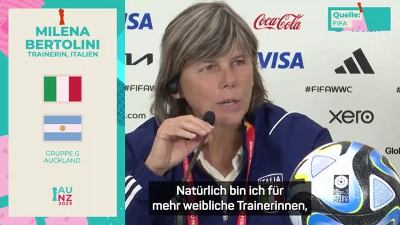 Bertolini: "bin für mehr weibliche trainerinnen"