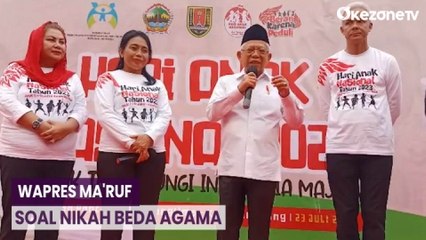 Soal MA Larang Nikah Beda Agama, Wapres Ma'ruf: Berikan Legitimasi Tidak Boleh Lagi Dicatatkan