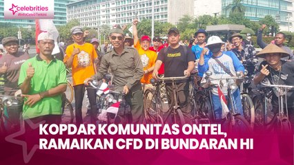 Kopdar Komunitas Ontel, Ramaikan CFD di Bundaran HI
