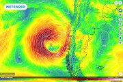 Avance de ciclón hacia Chile llevará temporal al sur del país
