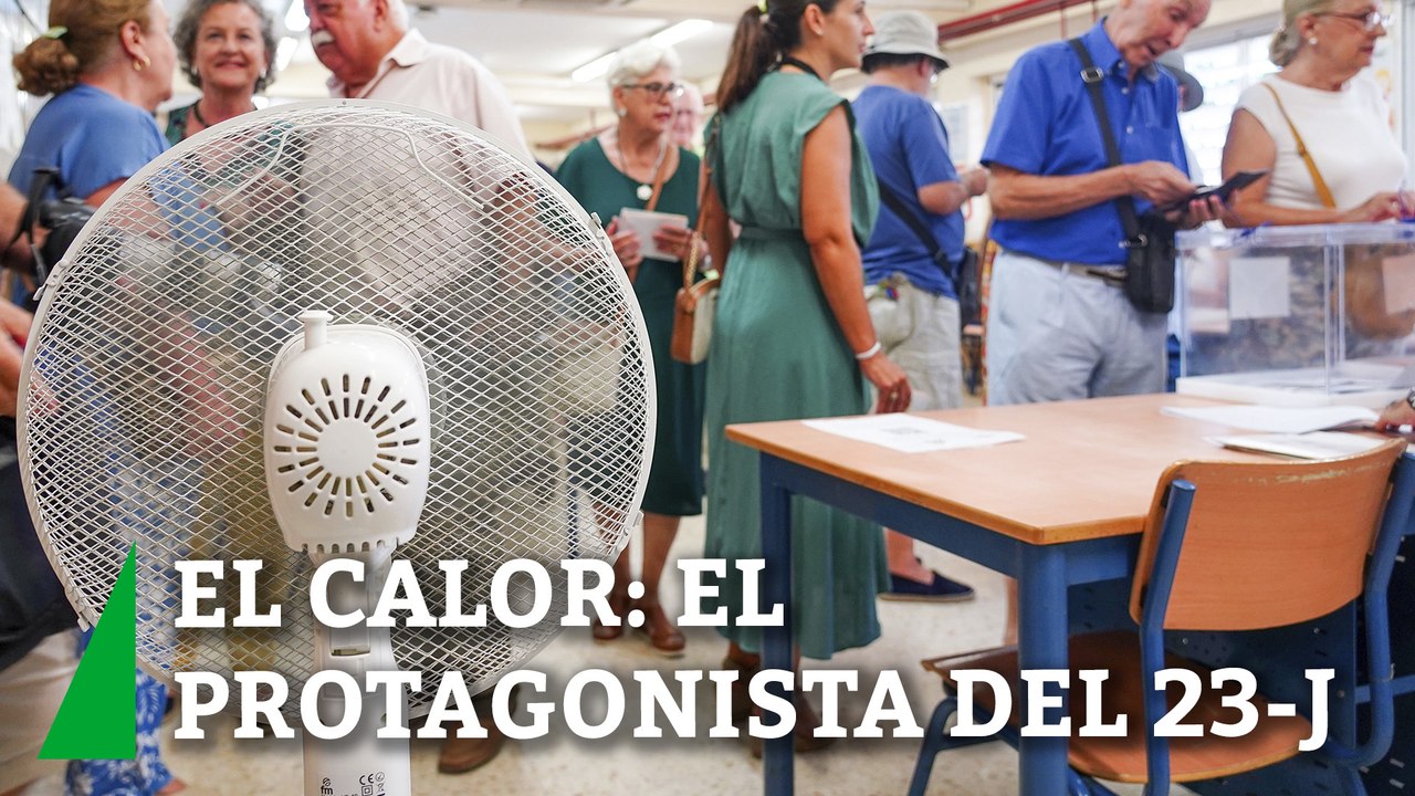 Máximas de hasta 40 grados en las primeras elecciones generales en julio
